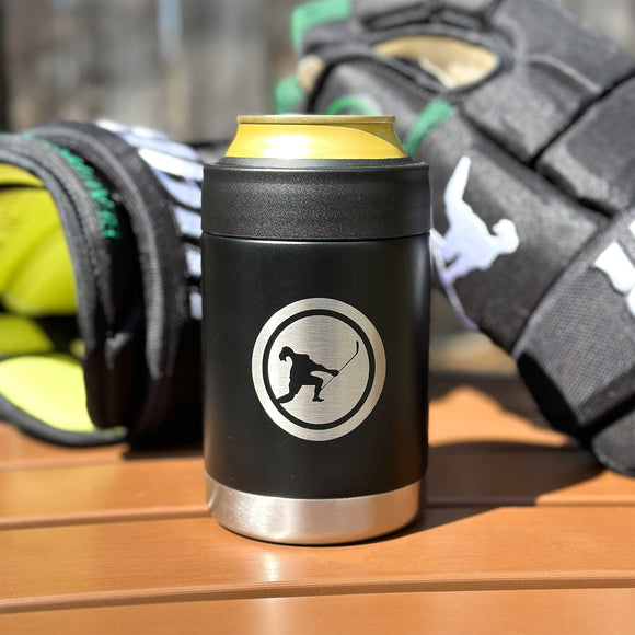 In The Clutch *Insulated Can Cooler (Black) Beauty Status Hockey Co.