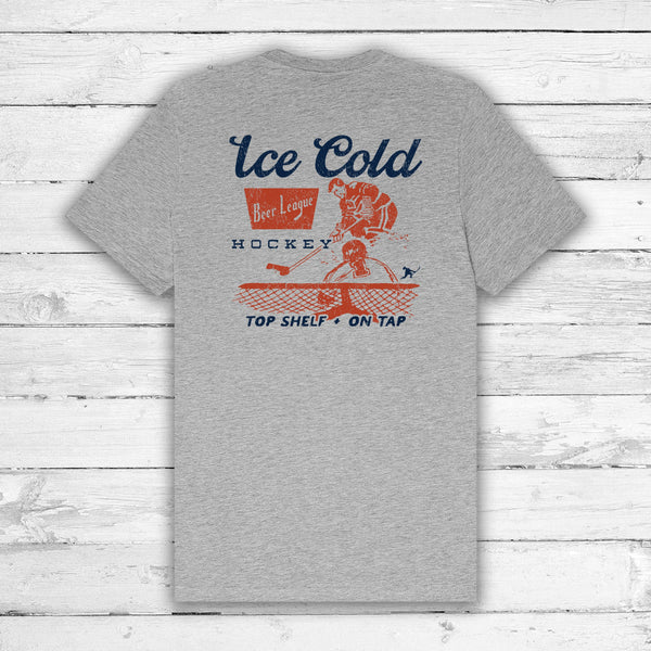 Ice Cold on Tap (Heather Grey) Beauty Status Hockey Co.