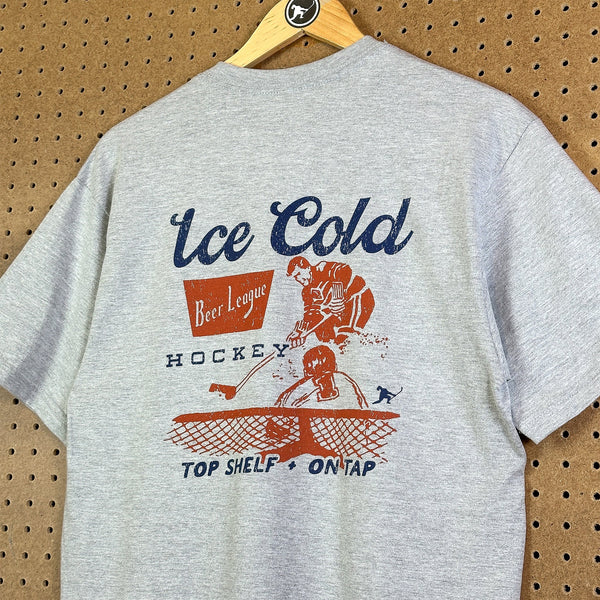 Ice Cold on Tap (Heather Grey) Beauty Status Hockey Co.
