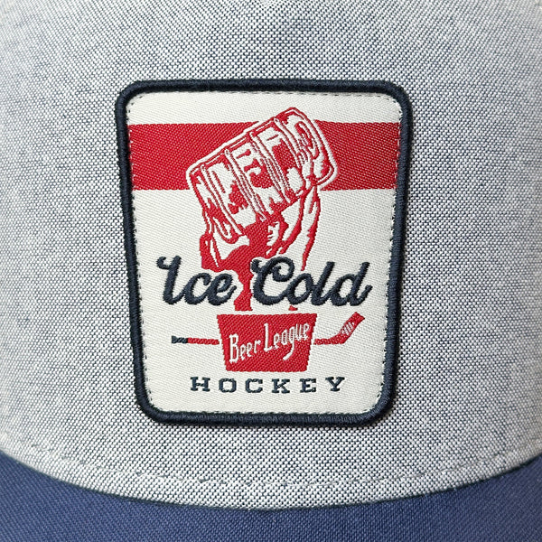 Ice Cold Champs (Heather Navy) Beauty Status Hockey Co.