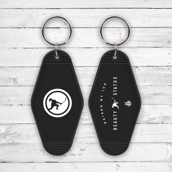 Branded Retro Key Fob (Black) Beauty Status Hockey Co.