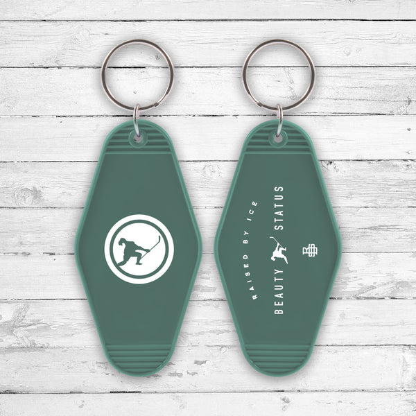 Branded Retro Key Fob (Pine) Beauty Status Hockey Co.