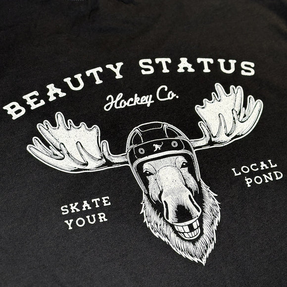 Mangled Moose (Black) Beauty Status Hockey Co.