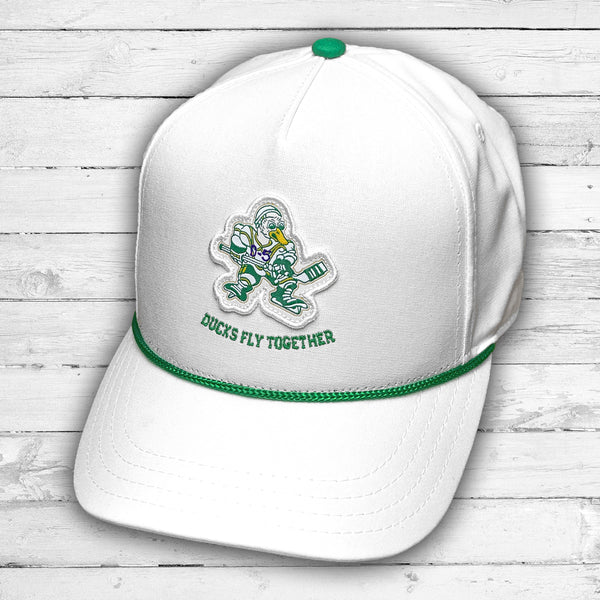 Ducks Fly Together (White) Beauty Status Hockey Co.