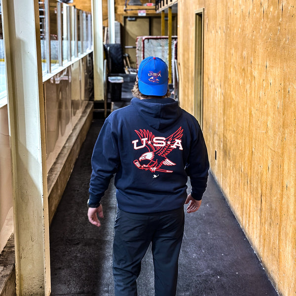 Free Bird (Navy) *Fleece Beauty Status Hockey Co.