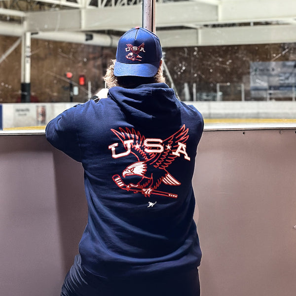 Free Bird (Navy) *Fleece Beauty Status Hockey Co.