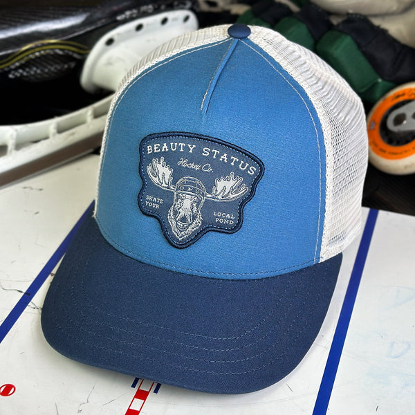 Mangled Moose (Lake Blue) Beauty Status Hockey Co.