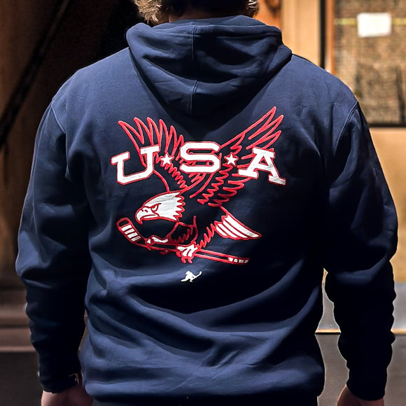 Free Bird (Navy) *Fleece Beauty Status Hockey Co.