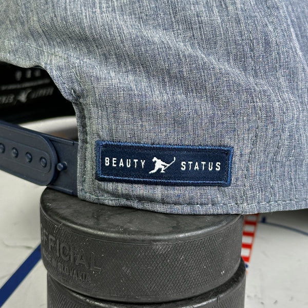 Ice Cold (Heather Navy Dry Tech) Beauty Status Hockey Co.