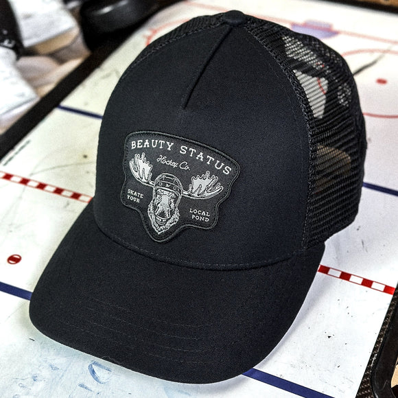 Mangled Moose (Black) Beauty Status Hockey Co.