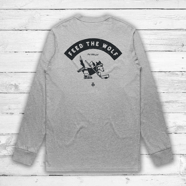 Feed The Wolf *Heavyweight Long Sleeve Beauty Status Hockey Co.