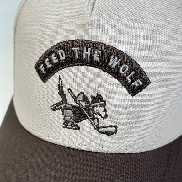 Feed The Wolf (Wheat/Hickory) Beauty Status Hockey Co.