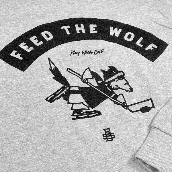 Feed The Wolf *Heavyweight Long Sleeve Beauty Status Hockey Co.