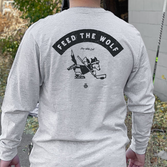 Feed The Wolf *Heavyweight Long Sleeve Beauty Status Hockey Co.