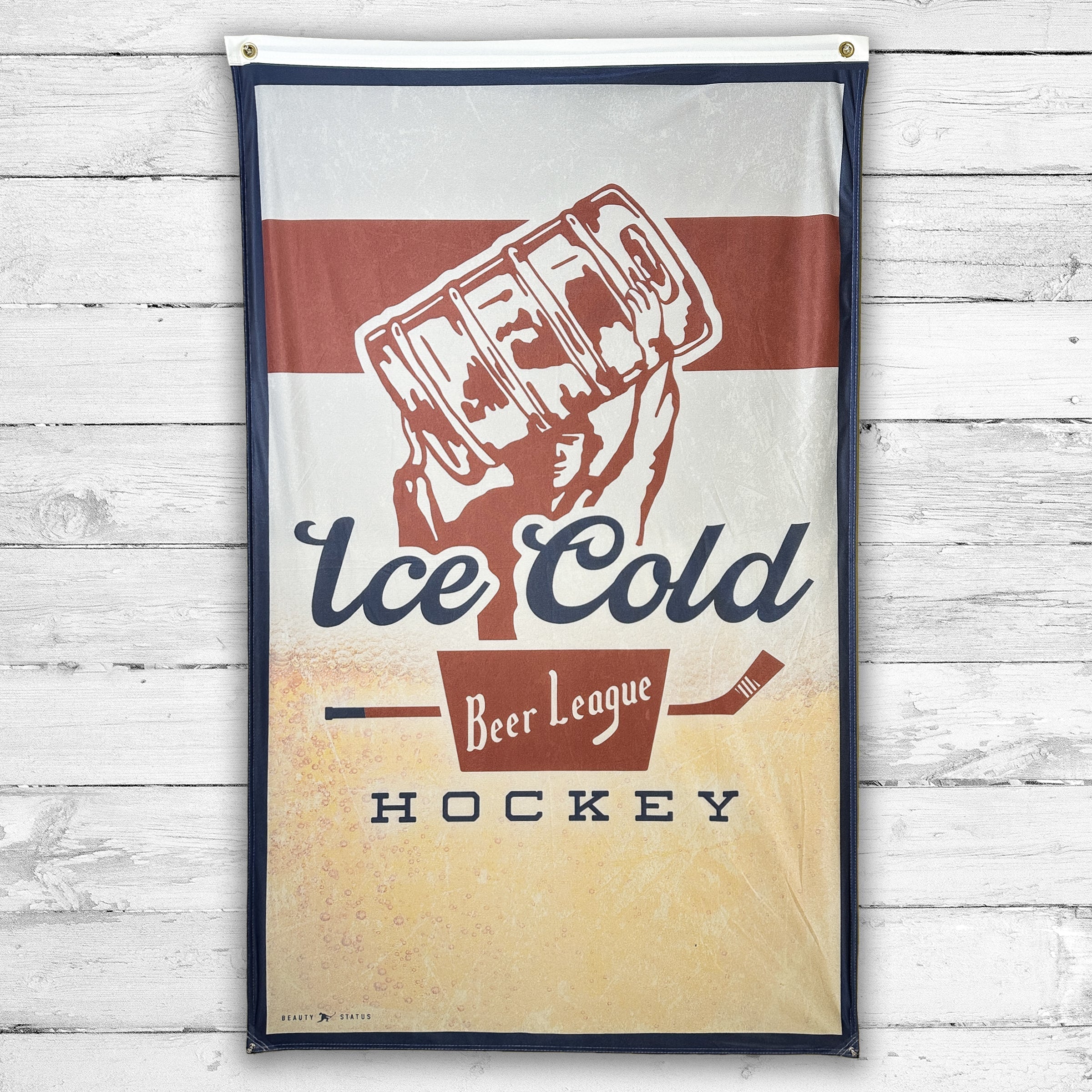 Ice Cold Champs Banner - 5' X 3'