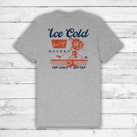 Ice Cold on Tap (Heather Grey) Beauty Status Hockey Co.