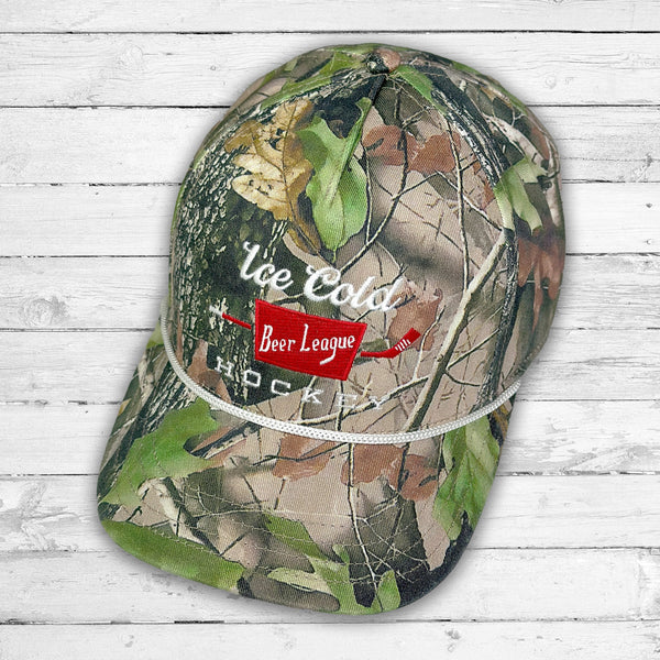 Ice Cold (Woodland Camo) Beauty Status Hockey Co.