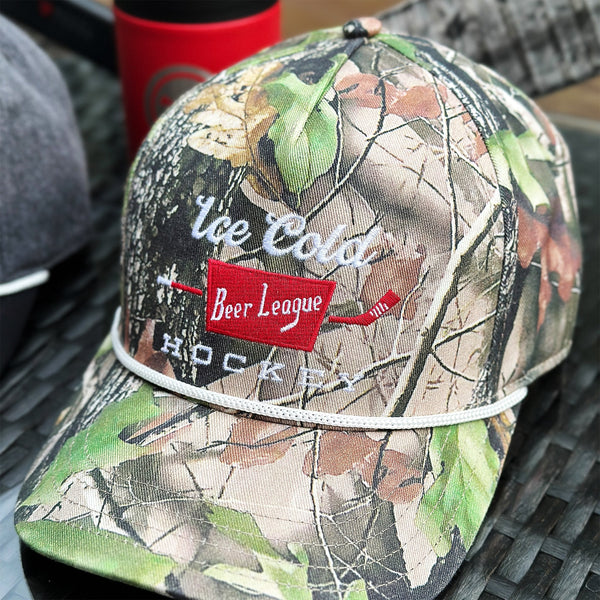 Ice Cold (Woodland Camo) Beauty Status Hockey Co.