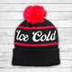 Ice Cold Knit Pom Beanie (Black) Beauty Status Hockey Co.