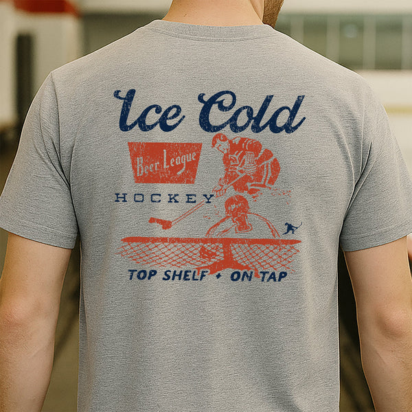 Ice Cold on Tap (Heather Grey) Beauty Status Hockey Co.