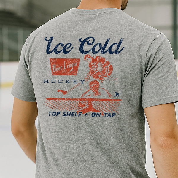 Ice Cold on Tap (Heather Grey) Beauty Status Hockey Co.