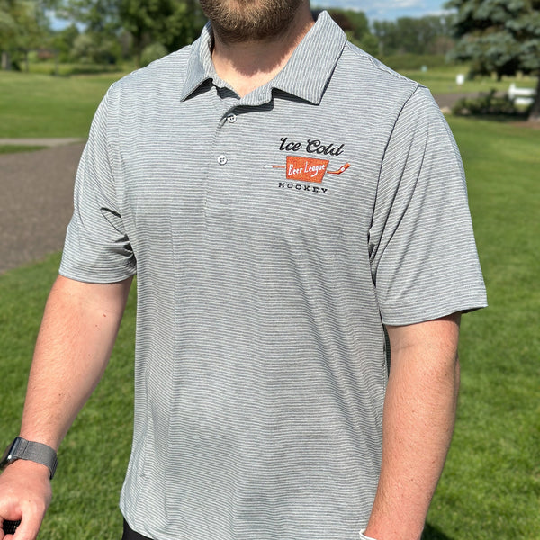 Ice Cold *Performance Stretch Polo Beauty Status Hockey Co.