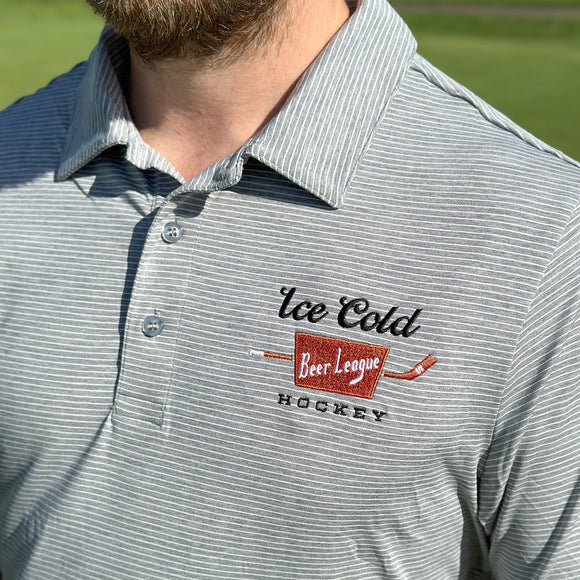 Ice Cold *Performance Stretch Polo Beauty Status Hockey Co.