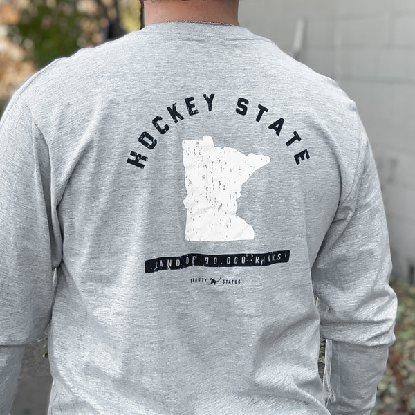 Hockey State *Heavyweight Long Sleeve – Beauty Status Hockey Co.