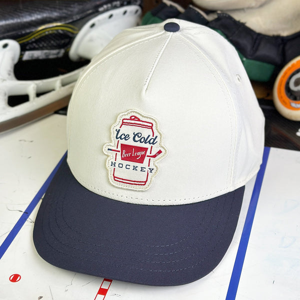 Ice Cold (Cream/Navy Dry Tech) Beauty Status Hockey Co.