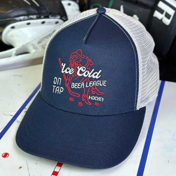 Ice Cold Playmaker (Navy) Beauty Status Hockey Co.
