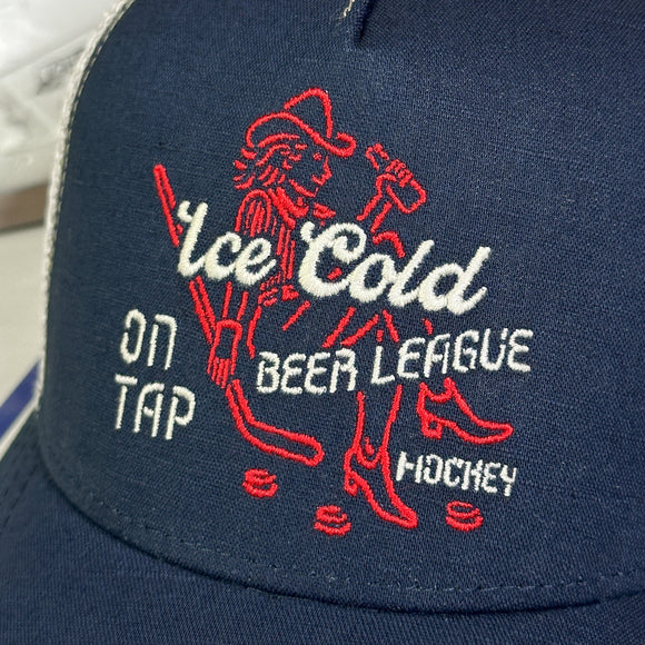 Ice Cold Playmaker (Navy) Beauty Status Hockey Co.
