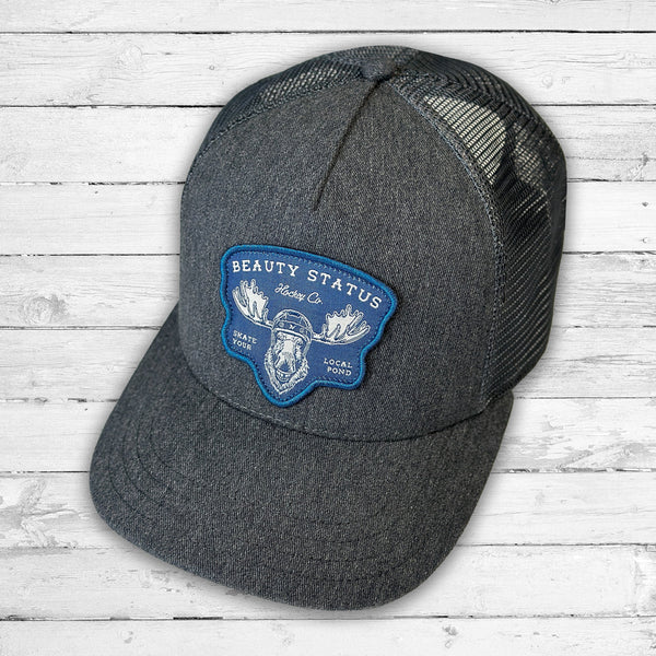 Mangled Moose (Heather Charcoal) Beauty Status Hockey Co.