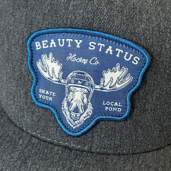 Mangled Moose (Heather Charcoal) Beauty Status Hockey Co.