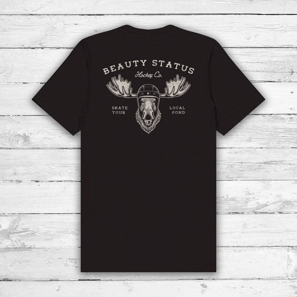 Mangled Moose (Black) Beauty Status Hockey Co.