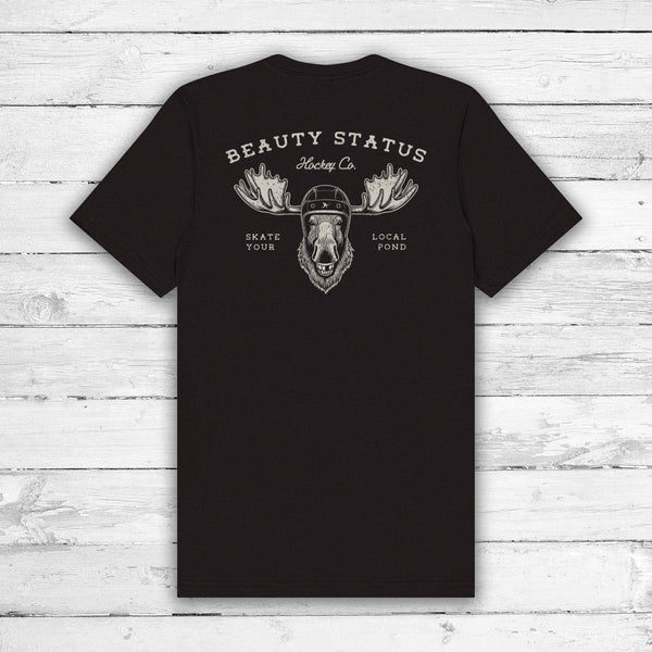 Mangled Moose (Black) Beauty Status Hockey Co.