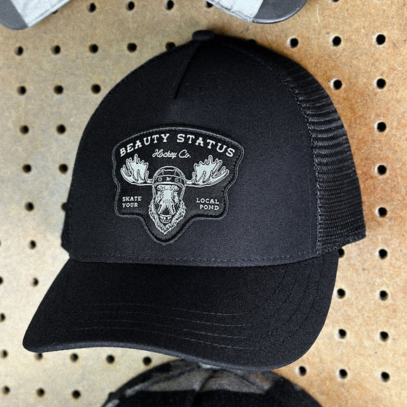 Mangled Moose (Black) Beauty Status Hockey Co.