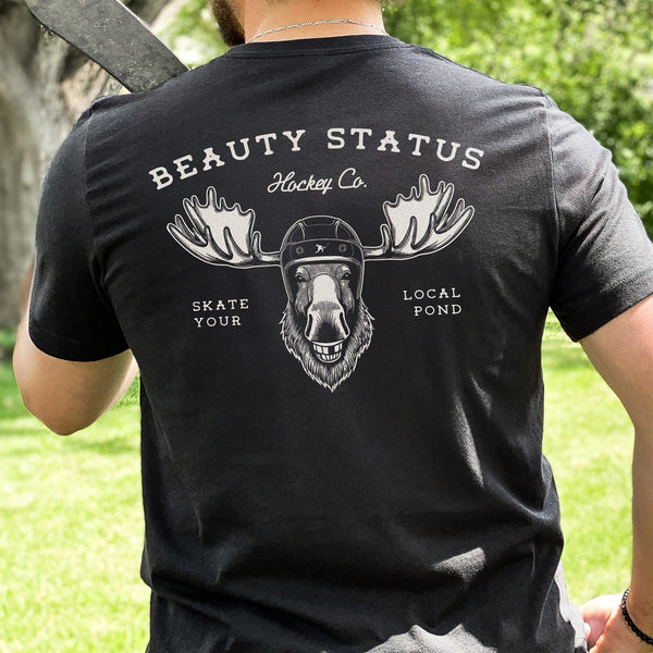 Mangled Moose (Black) Beauty Status Hockey Co.