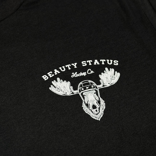 Mangled Moose (Black) Beauty Status Hockey Co.