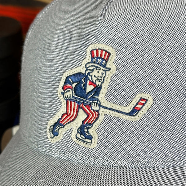 Skatriot (Heather Navy) Beauty Status Hockey Co.