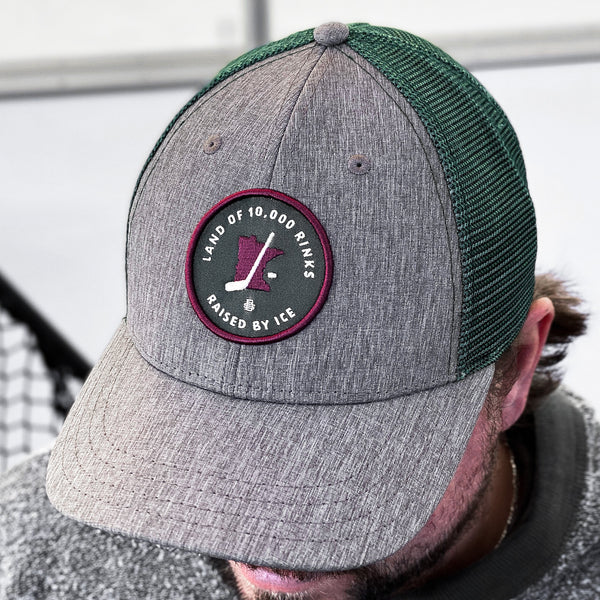 MN Made (Charcoal Tech Heather/Forest) Beauty Status Hockey Co.