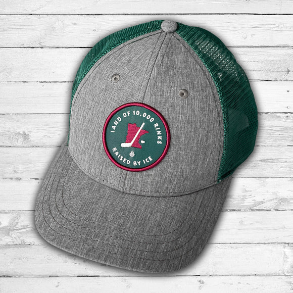 MN Made (Charcoal Tech Heather/Forest) Beauty Status Hockey Co.
