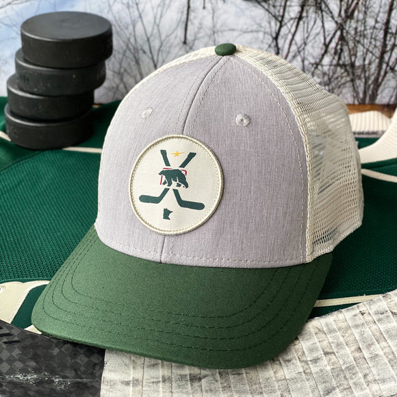 Pride of the North (Steel Tech Heather/Forest/Wheat) - Beauty Status Hockey Co.