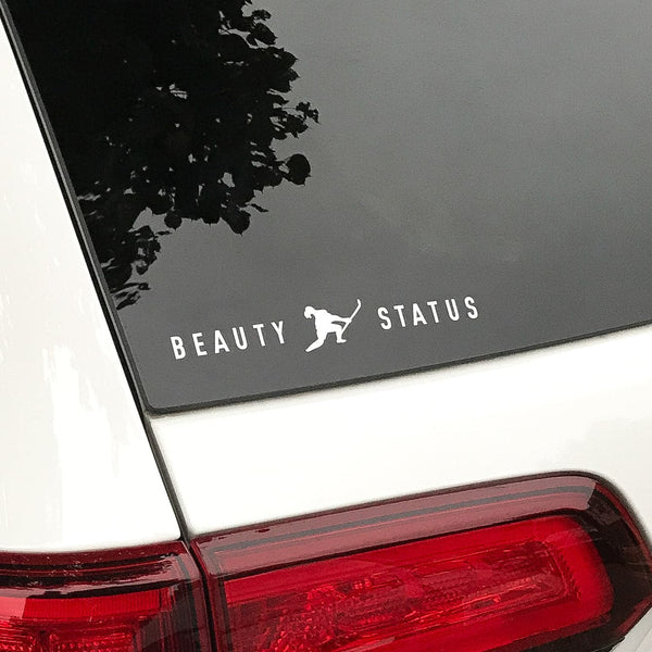 Beauty Status Vinyl Die Cut Decal Beauty Status Hockey Co.
