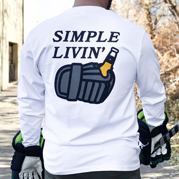 Simple Livin' *Heavyweight Long Sleeve Beauty Status Hockey Co.