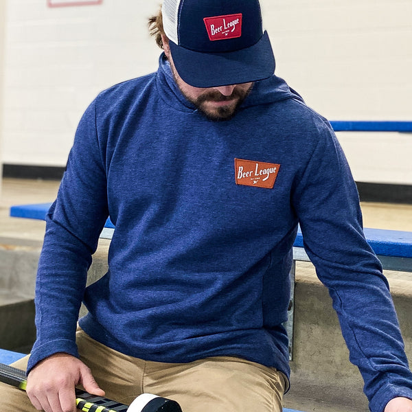 Beer League All-Star *Postgame Hoodie (Midnight Heather) Beauty Status Hockey Co.